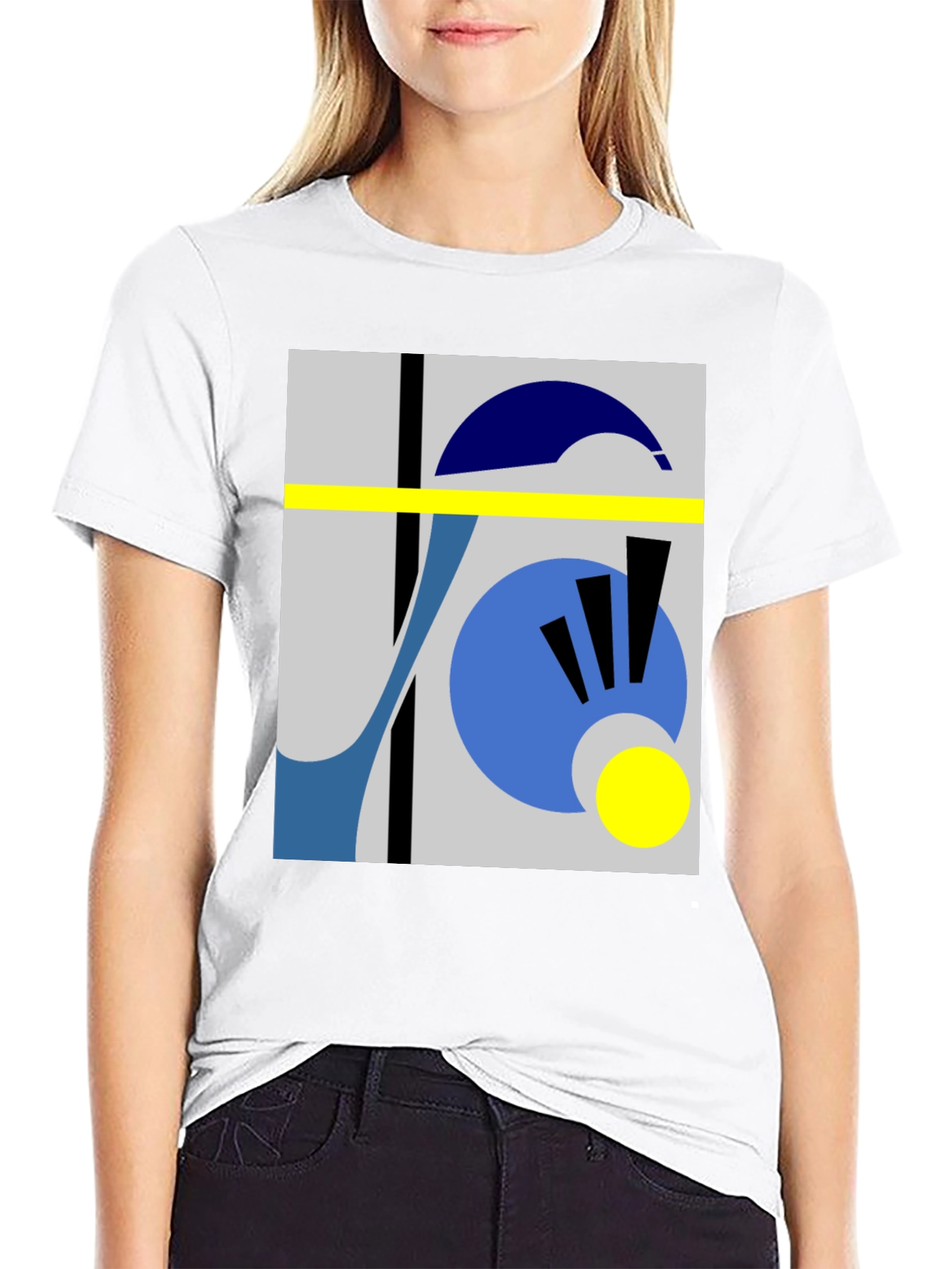 Abstract Geometric T-Shirt - Modern Art Tee