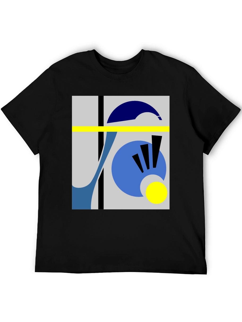 Abstract Geometric T-Shirt - Modern Art Tee