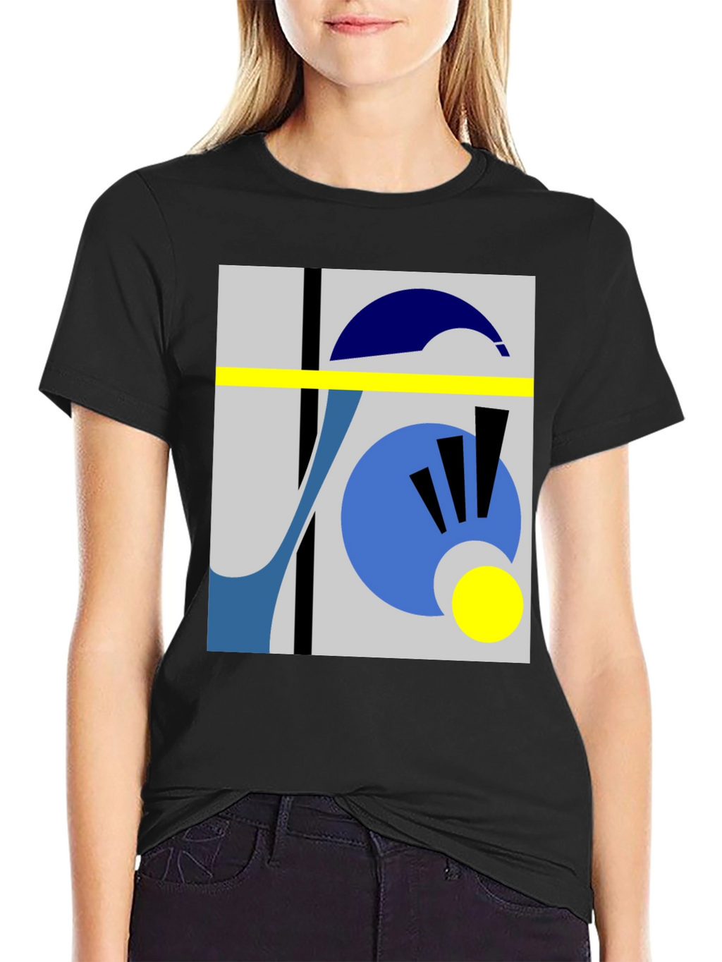 Abstract Geometric T-Shirt - Modern Art Tee