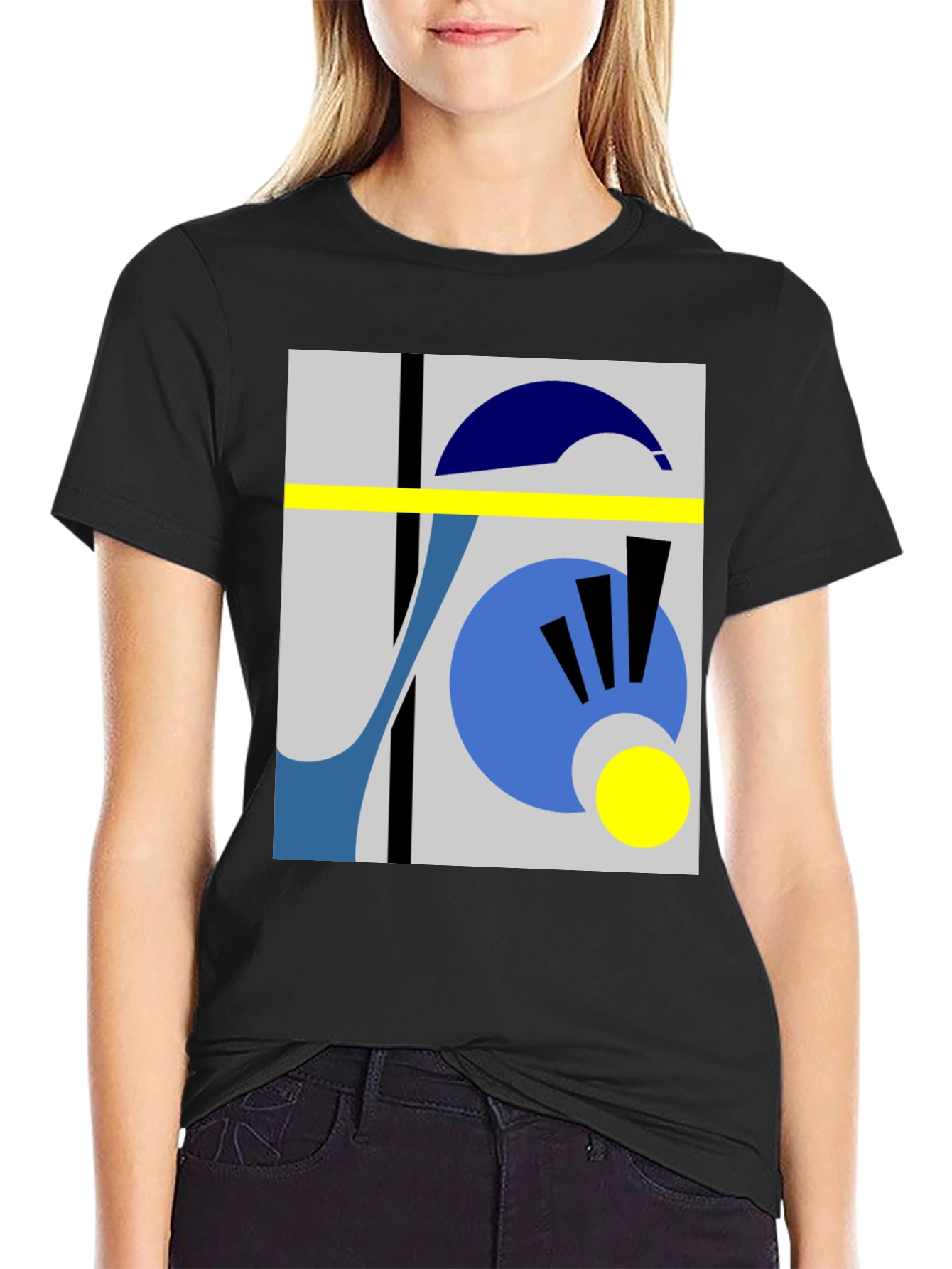 Abstract Geometric T-Shirt - Modern Art Tee