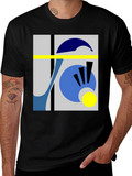 Abstract Geometric T-Shirt - Modern Art Tee