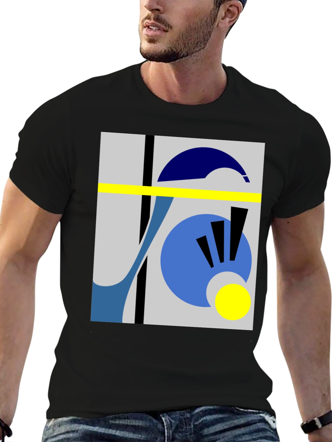 Abstract Geometric T-Shirt - Modern Art Tee