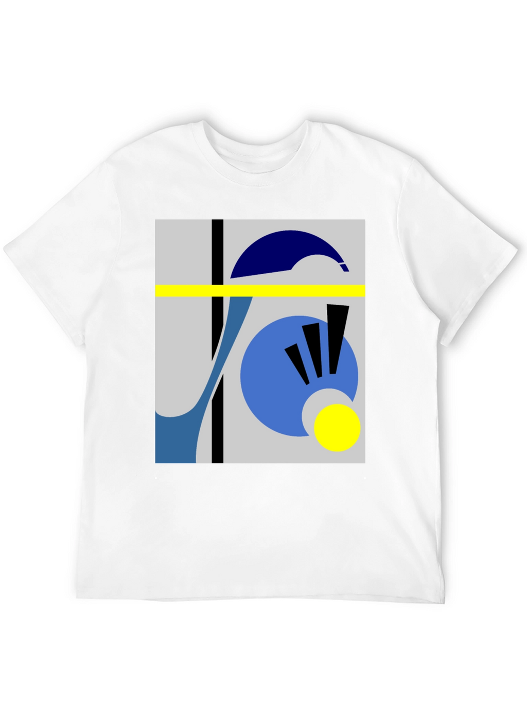 Abstract Geometric T-Shirt - Modern Art Tee