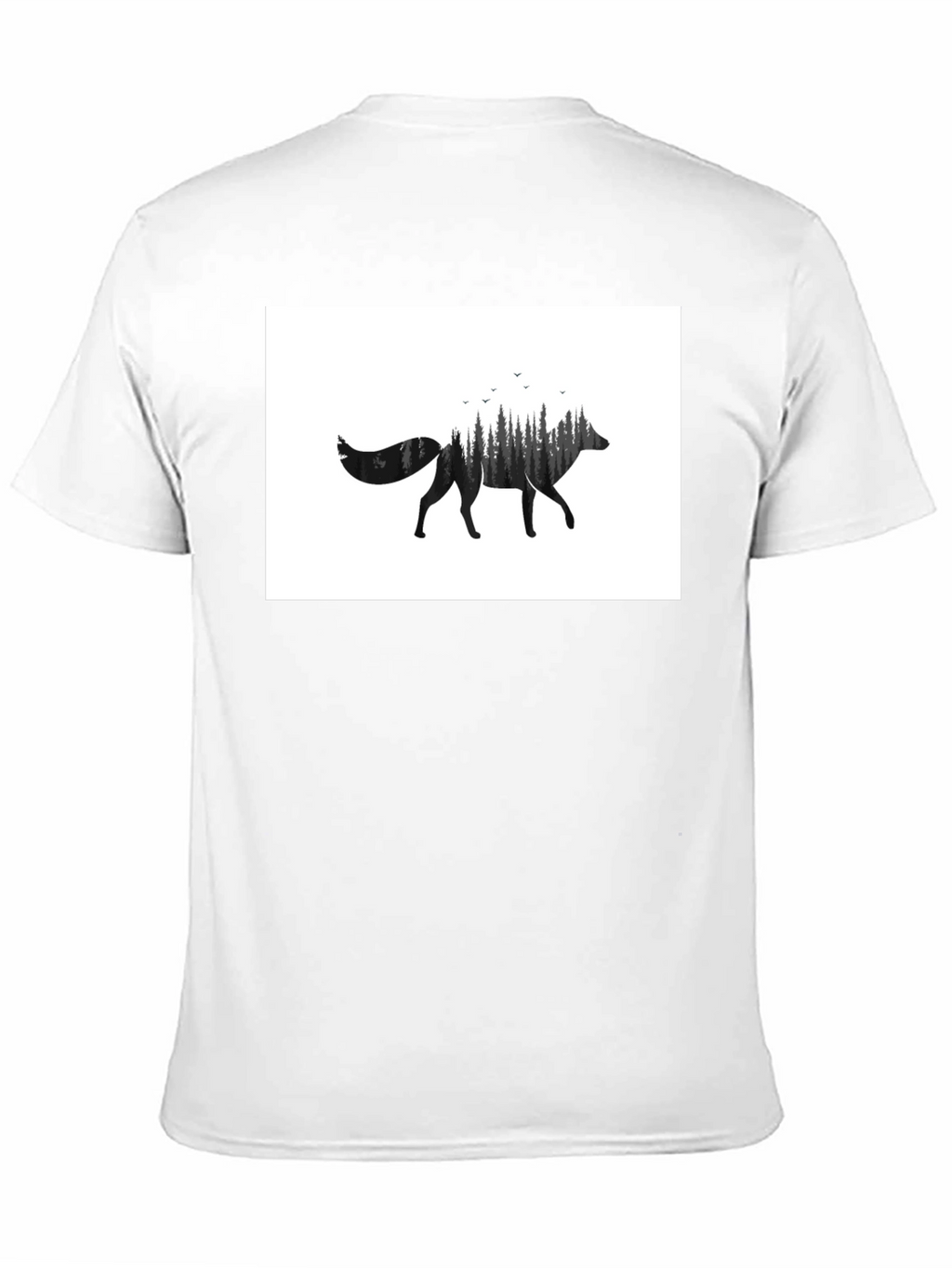 Wolf Forest Graphic Tee - Black