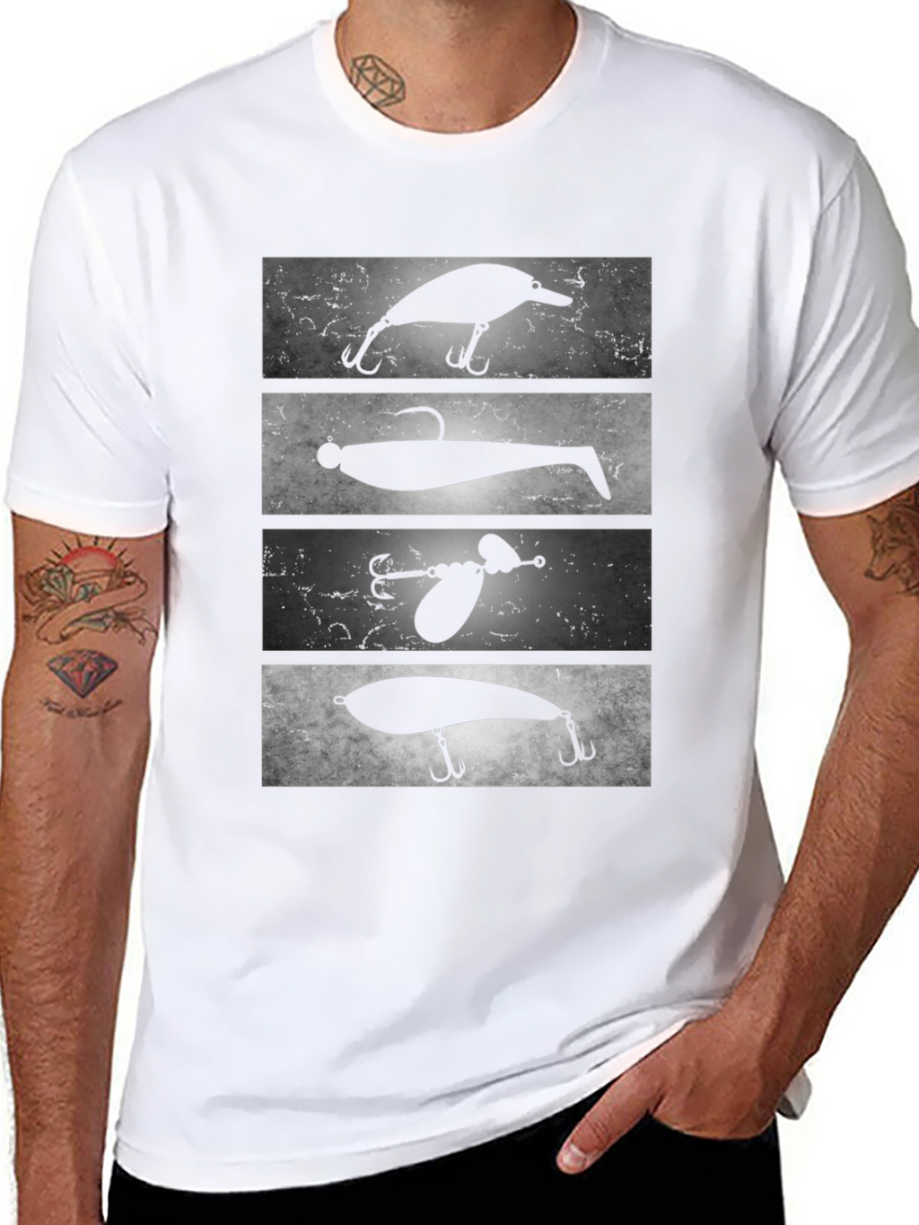 Fishing Lure Tee - Anglers Choice Graphic T-Shirt