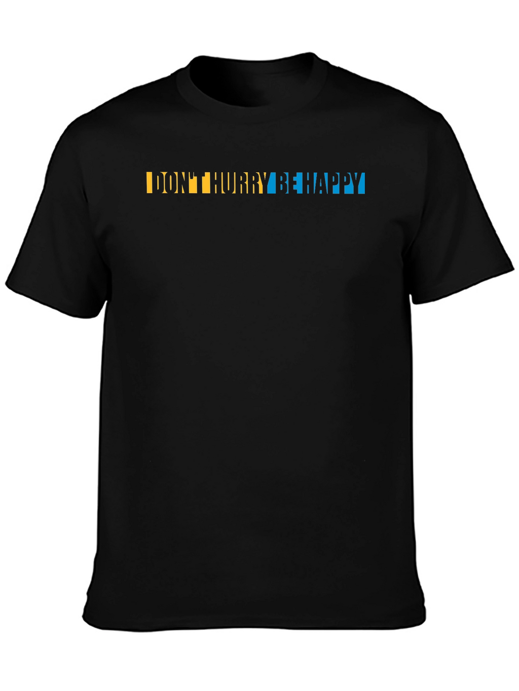 Dont Worry Be Happy T-Shirt - Graphic Print