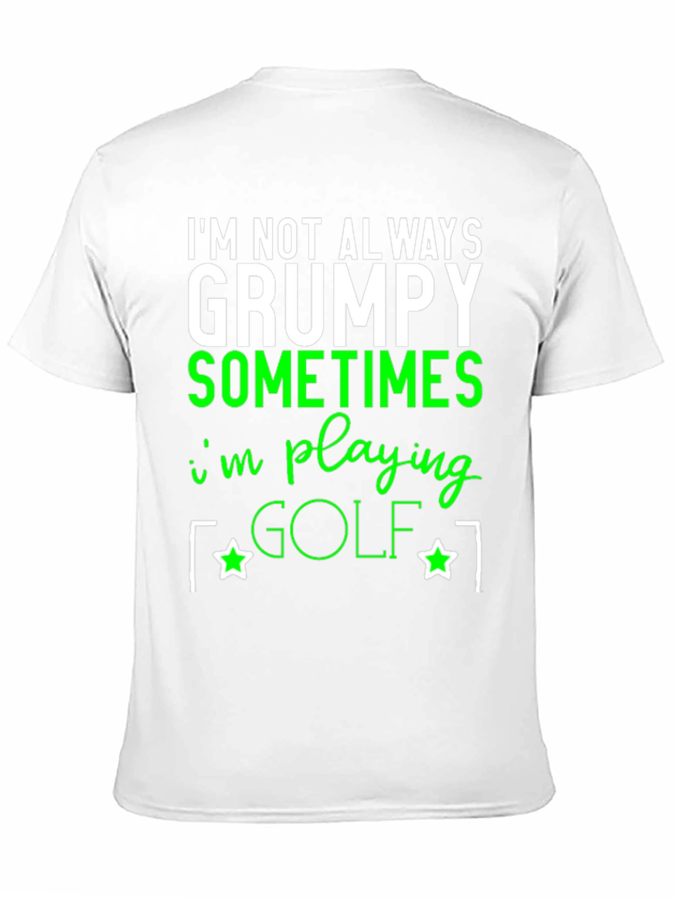 Grumpy Golfing T-Shirt - Funny Novelty Tee