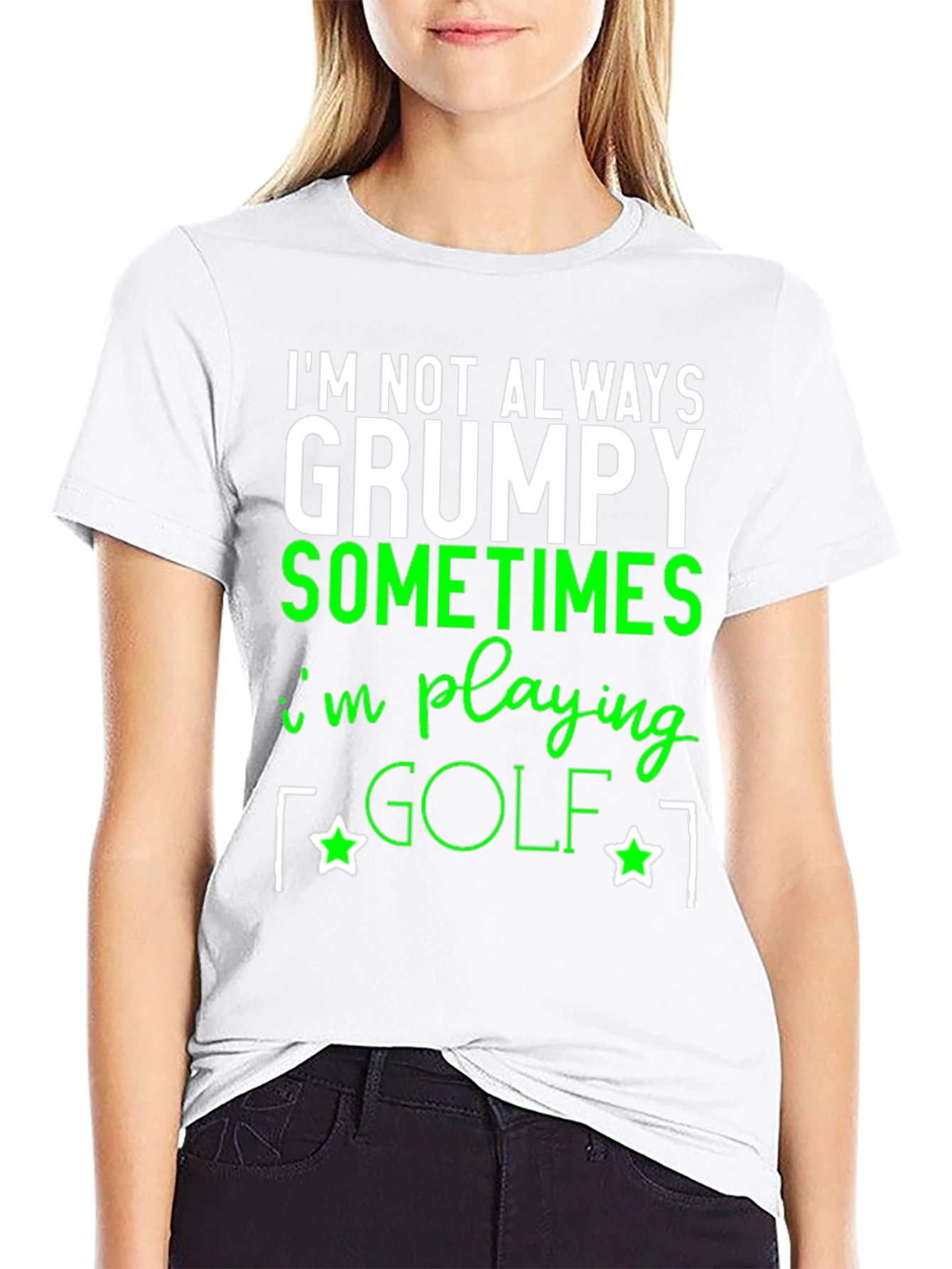 Grumpy Golfing T-Shirt - Funny Novelty Tee
