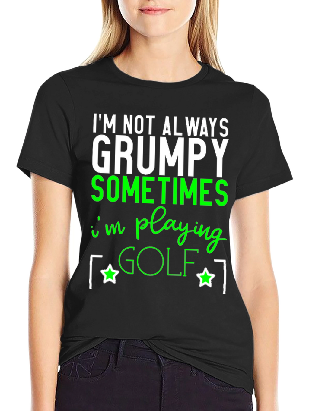 Grumpy Golfing T-Shirt - Funny Novelty Tee