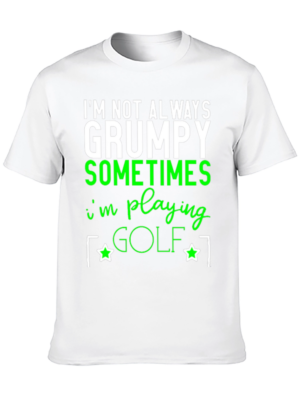 Grumpy Golfing T-Shirt - Funny Novelty Tee