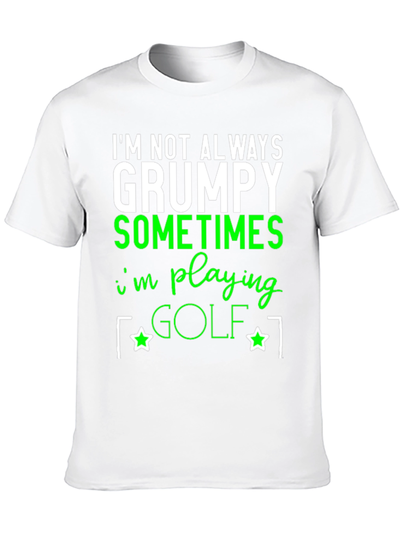 Grumpy Golfing T-Shirt - Funny Novelty Tee