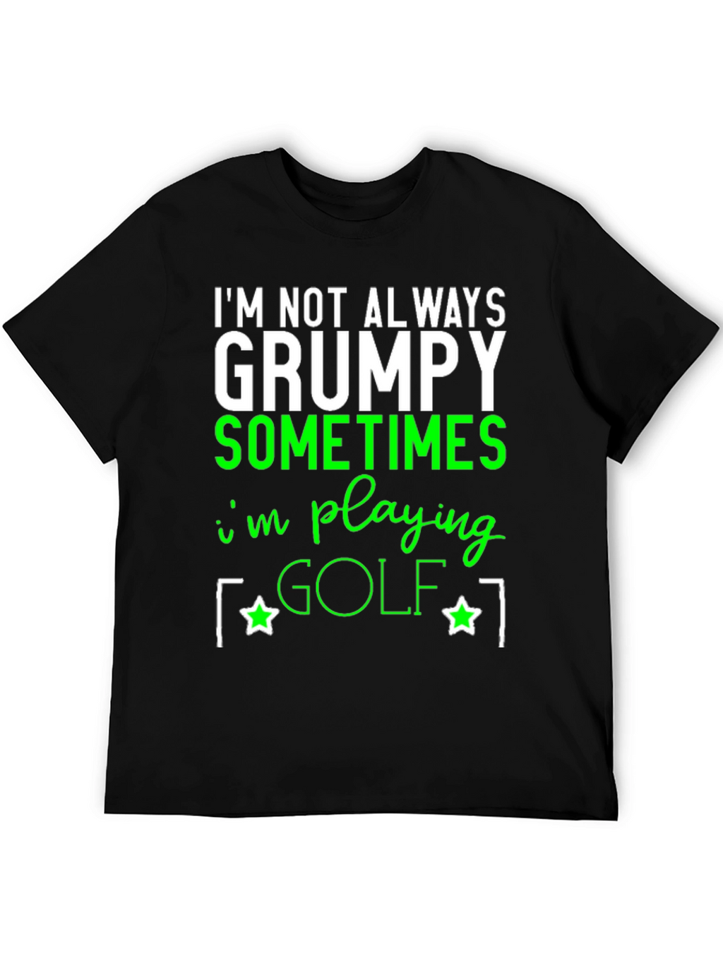 Grumpy Golfing T-Shirt - Funny Novelty Tee