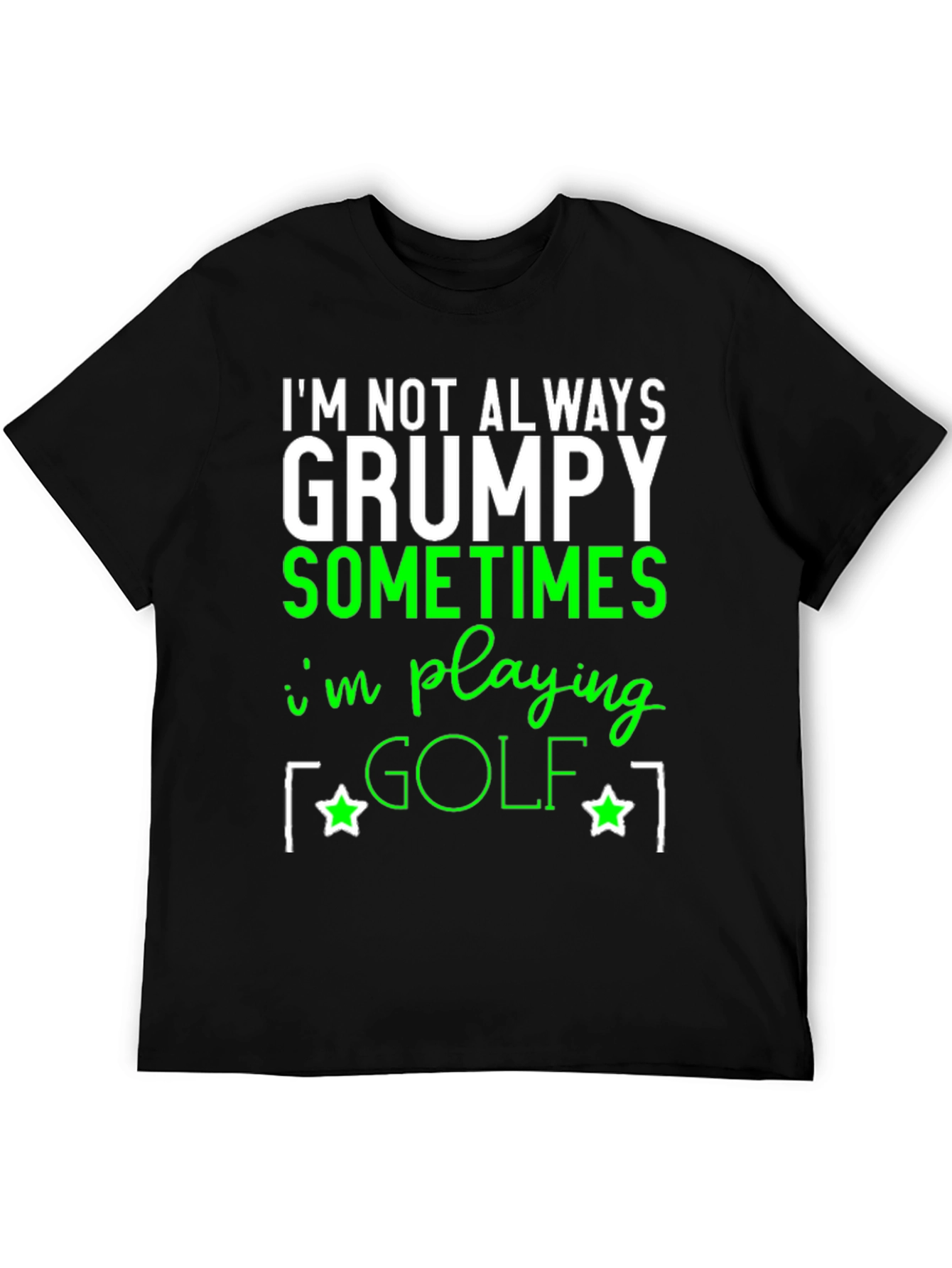 Grumpy Golfing T-Shirt - Funny Novelty Tee
