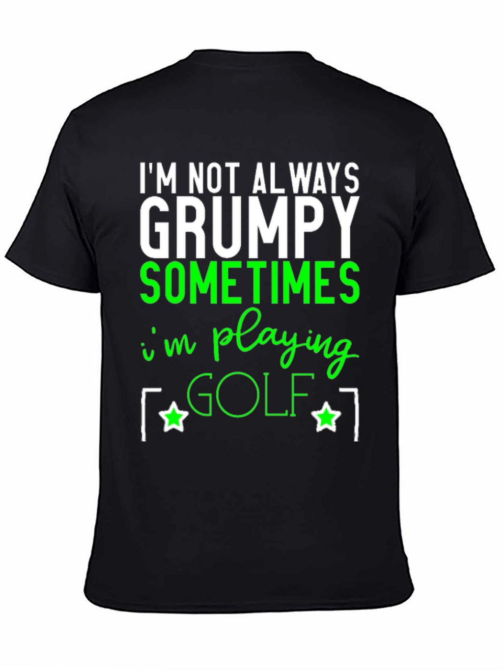 Grumpy Golfing T-Shirt - Funny Novelty Tee