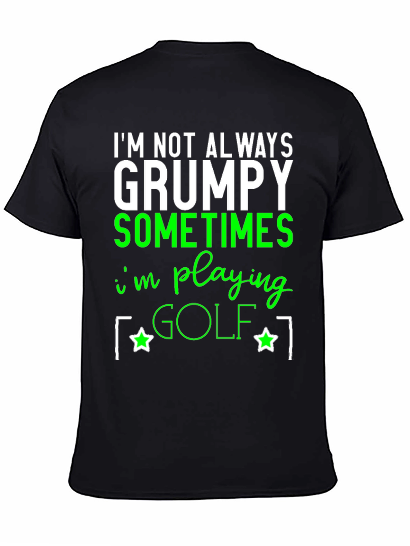 Grumpy Golfing T-Shirt - Funny Novelty Tee