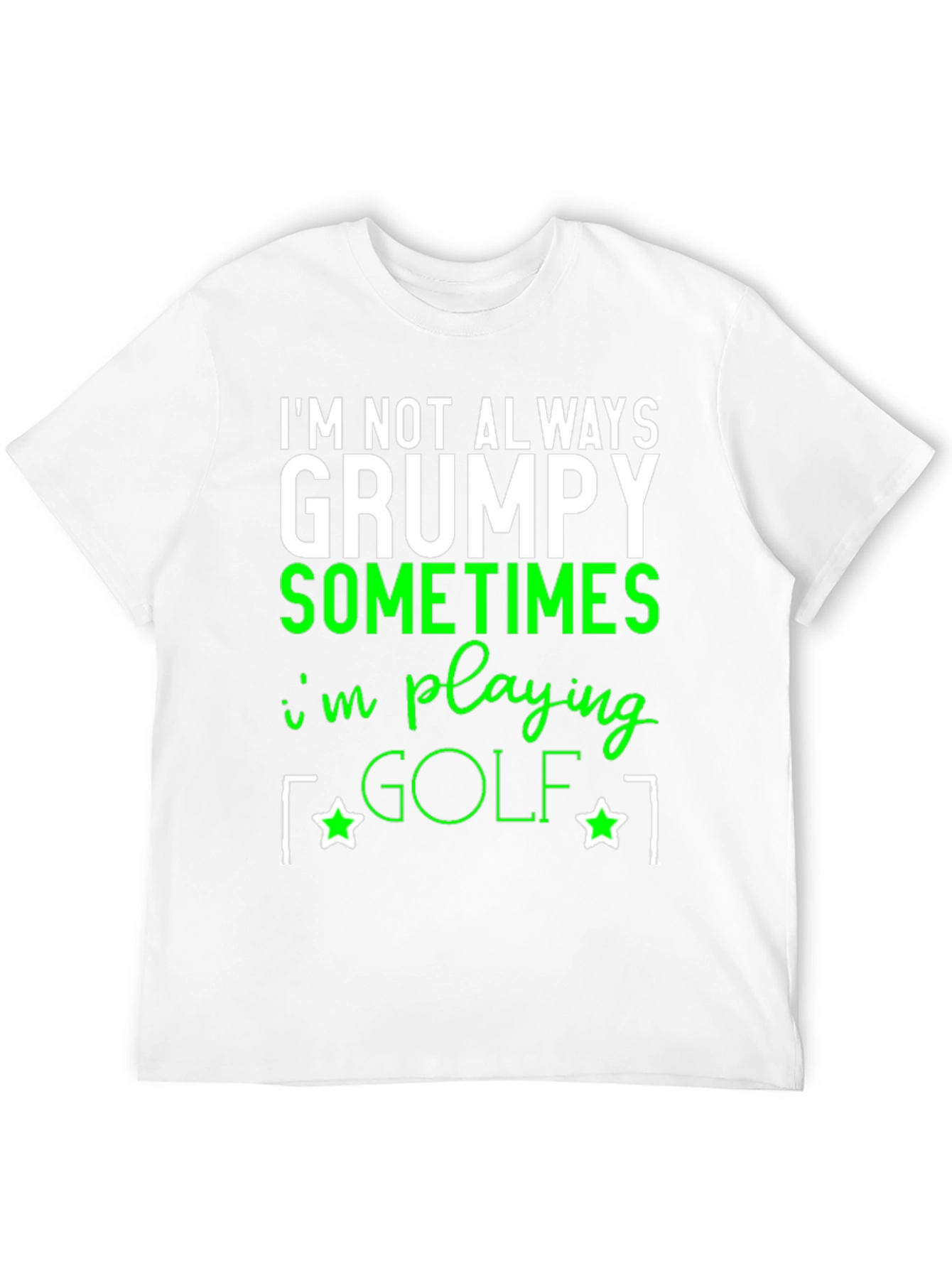 Grumpy Golfing T-Shirt - Funny Novelty Tee