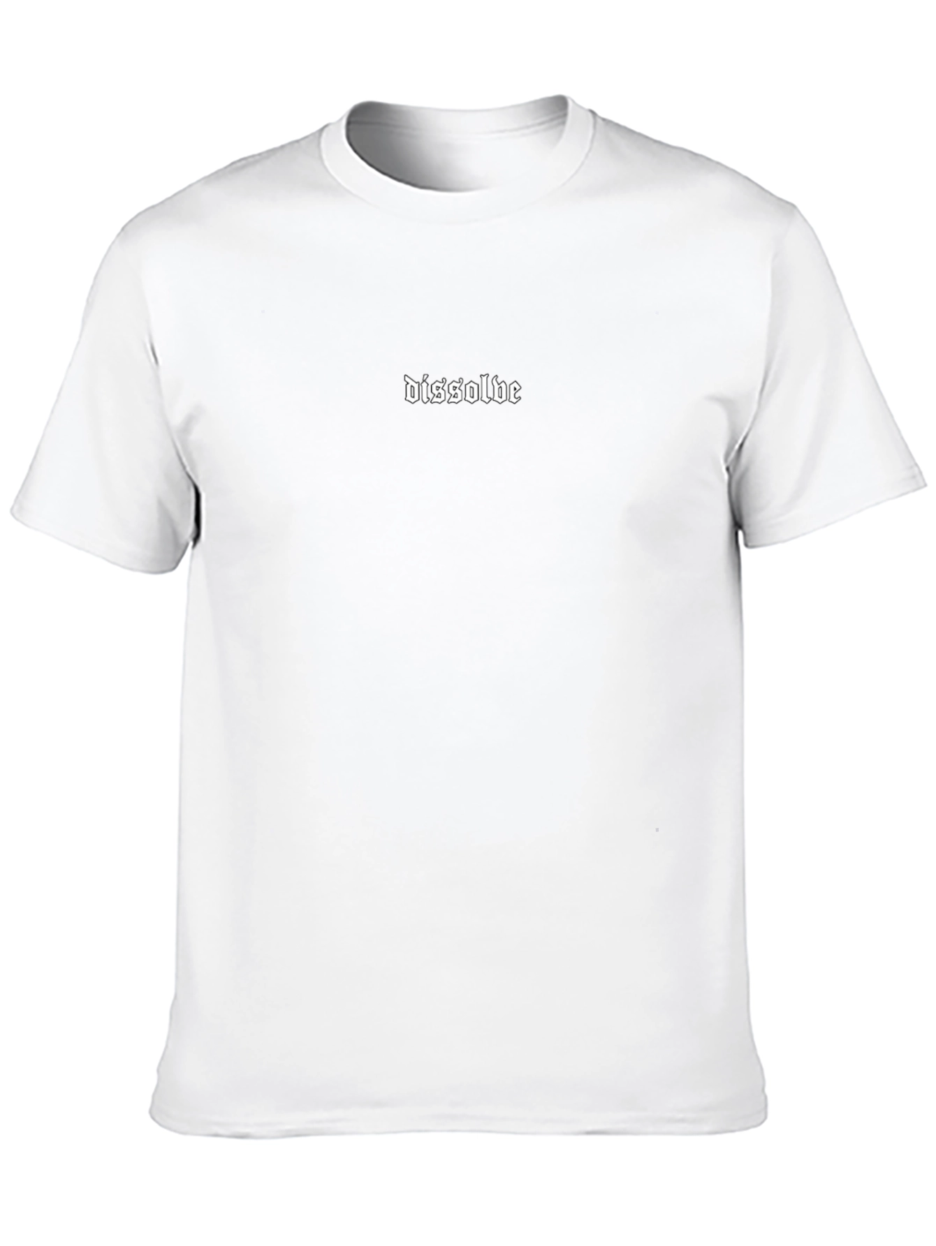 Dissolve Graphic Tee - Minimalist Black T-Shirt