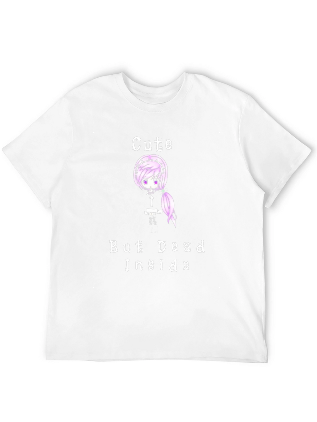 Cute But Dead Inside Black Graphic T-Shirt