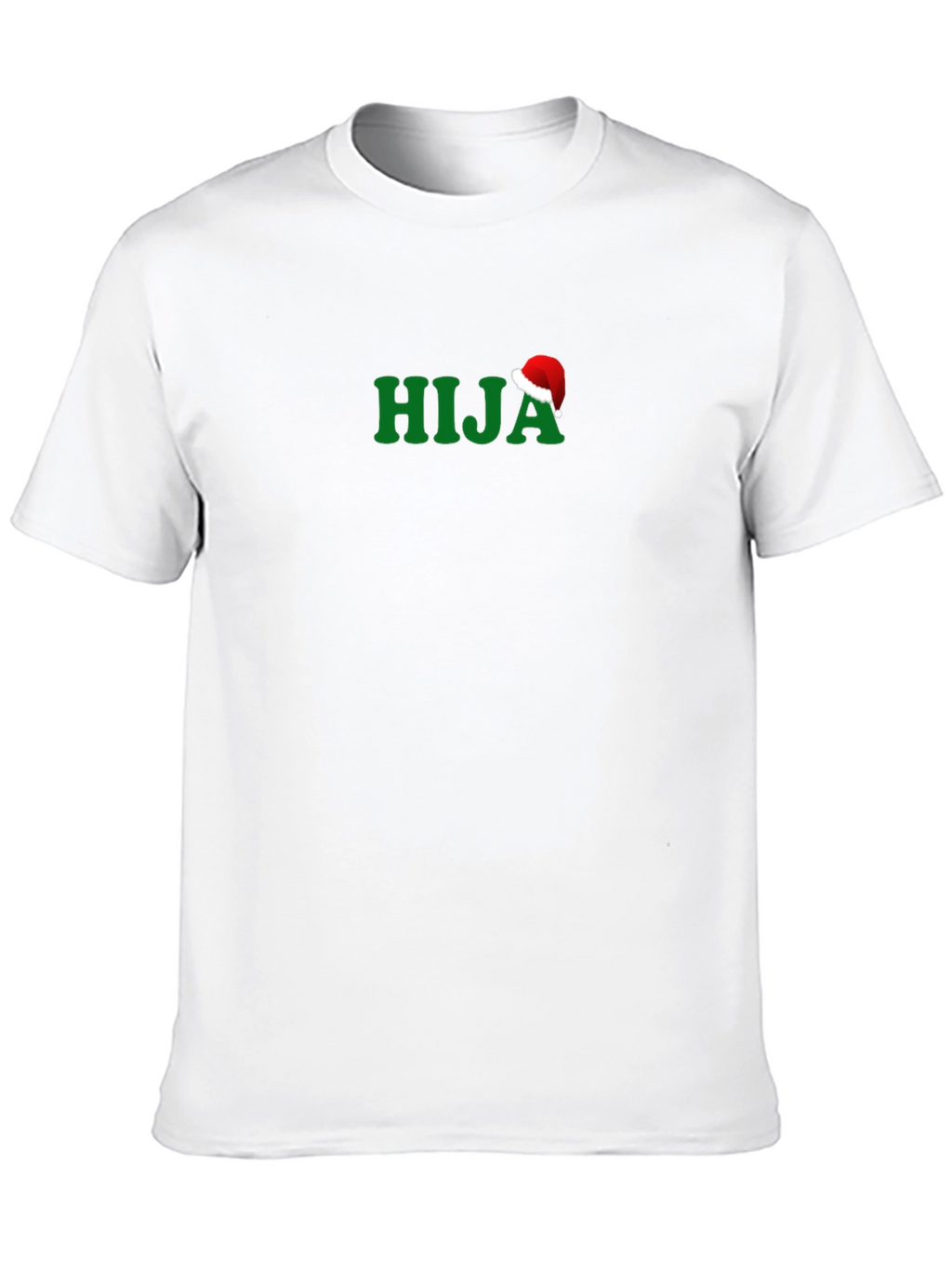 HIJA Christmas Santa Hat Graphic T-Shirt