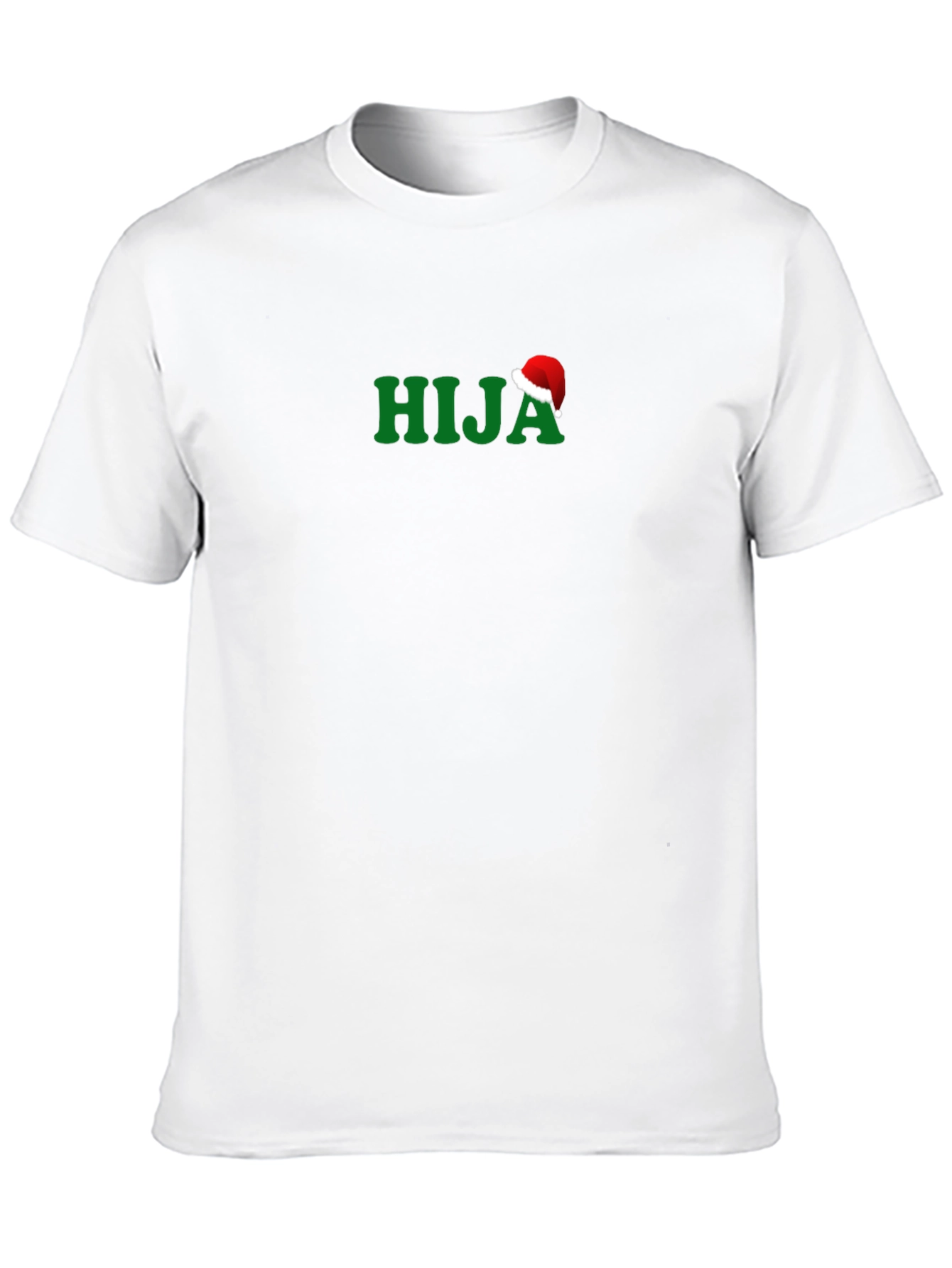 HIJA Christmas Santa Hat Graphic T-Shirt