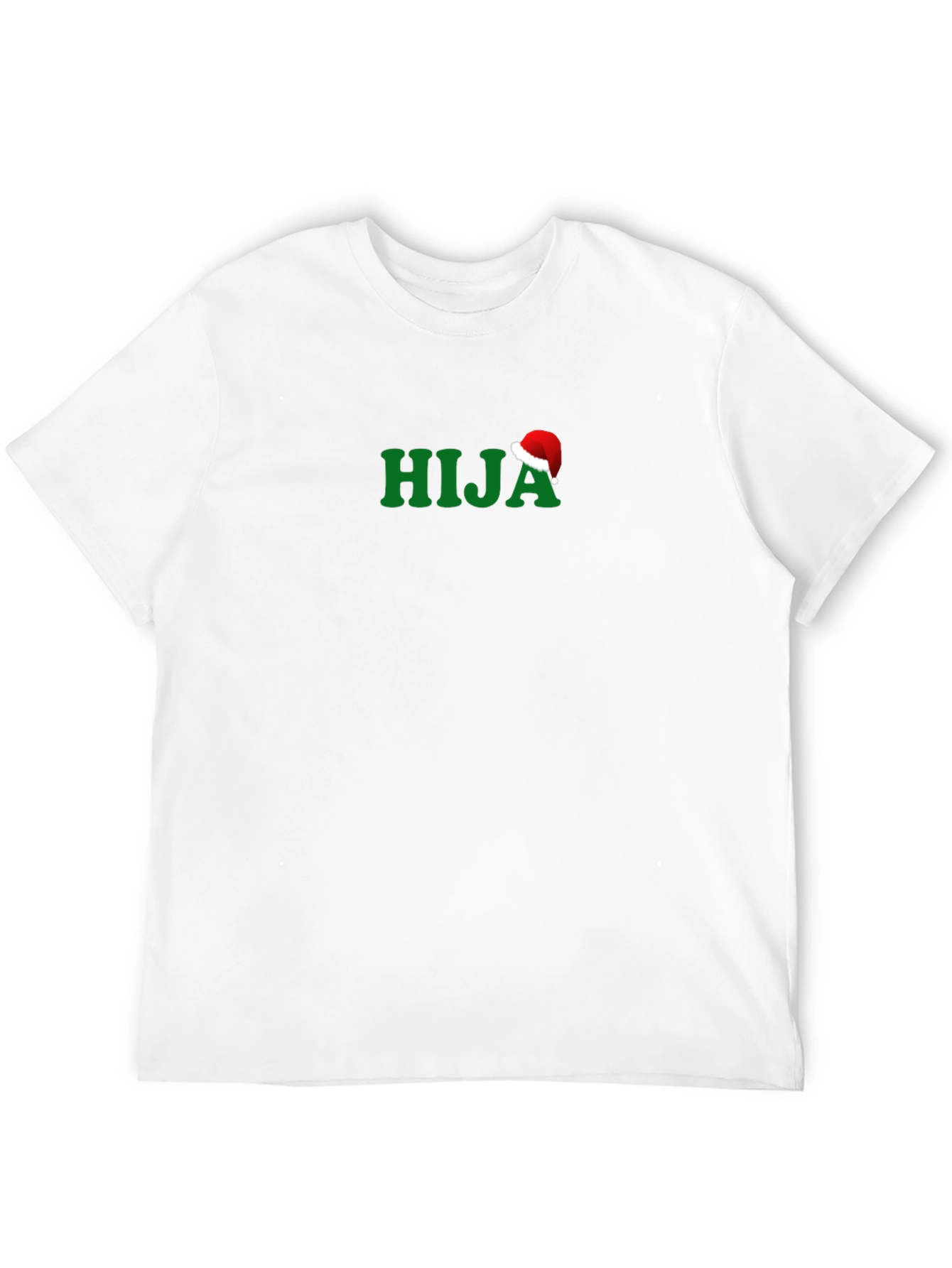 HIJA Christmas Santa Hat Graphic T-Shirt
