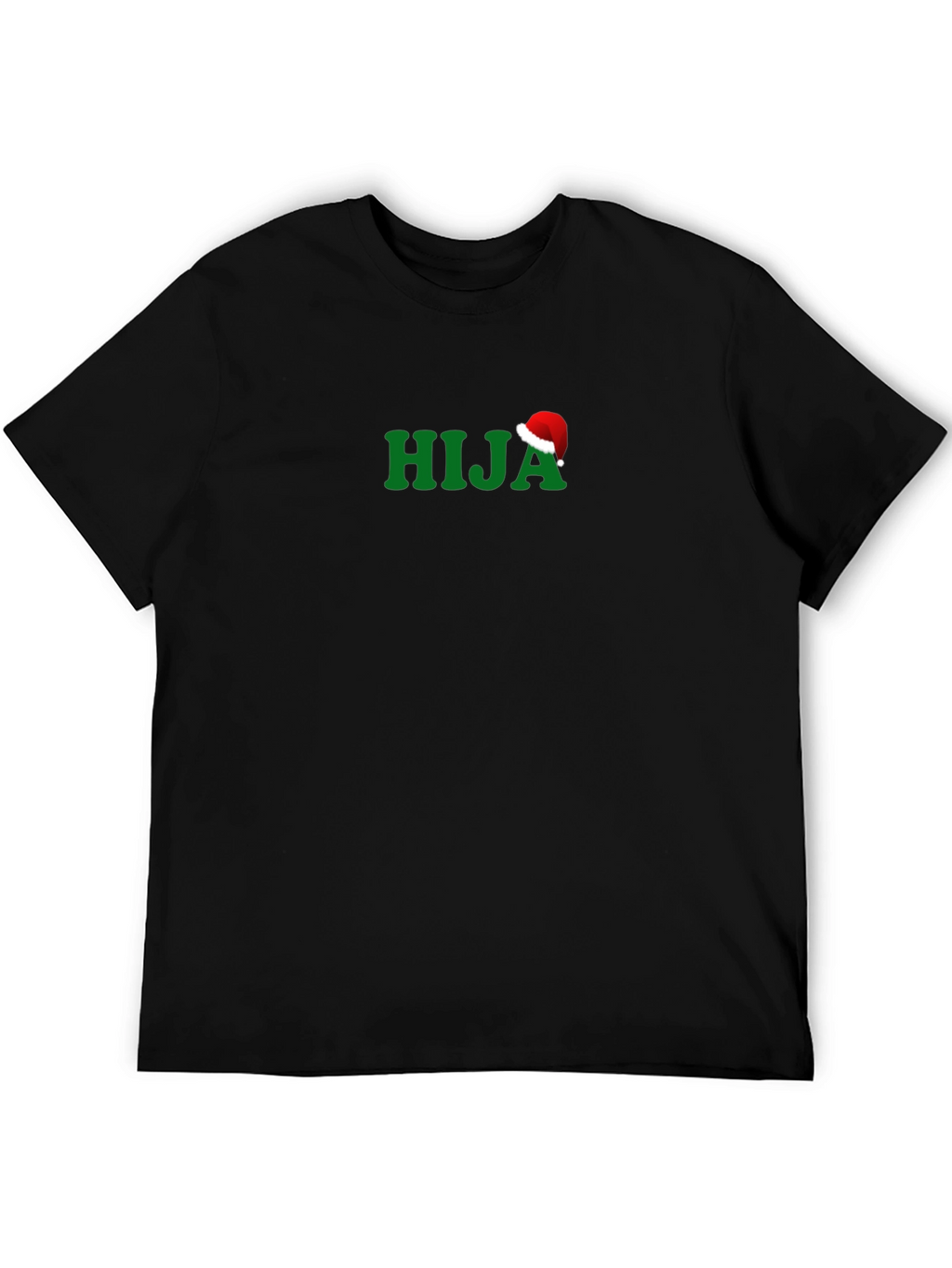 HIJA Christmas Santa Hat Graphic T-Shirt