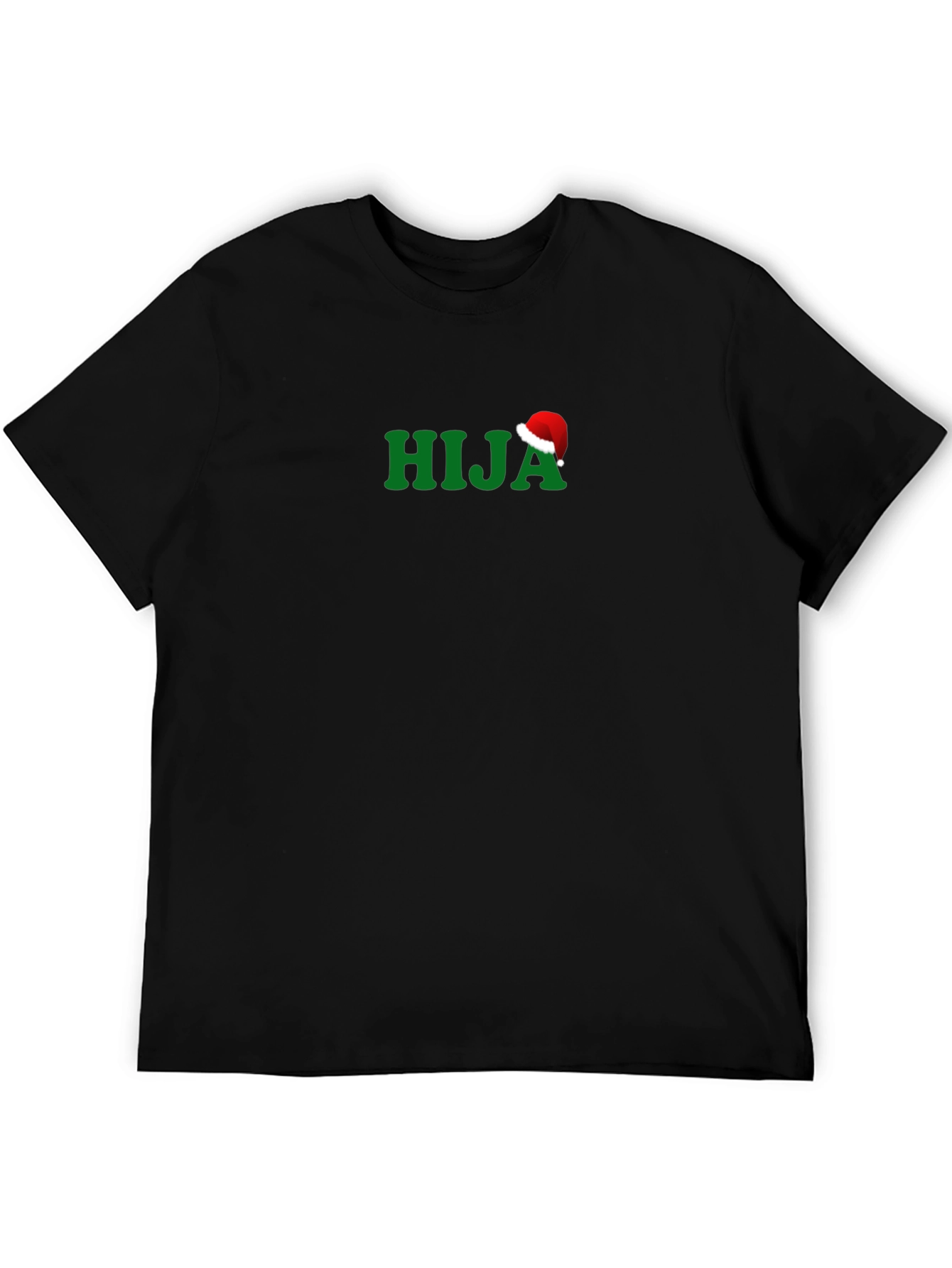 HIJA Christmas Santa Hat Graphic T-Shirt