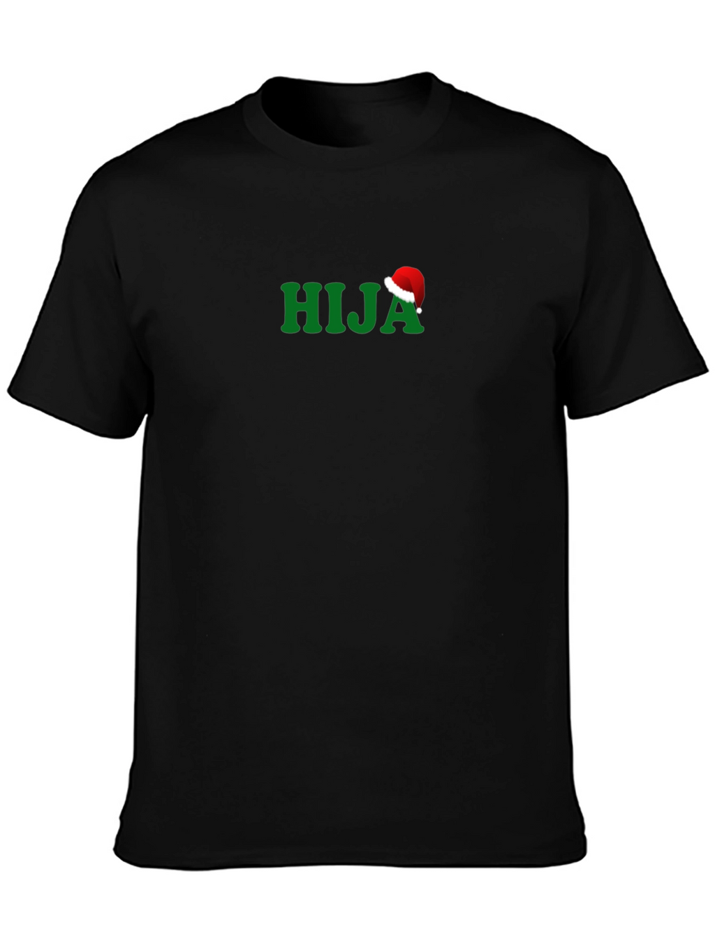 HIJA Christmas Santa Hat Graphic T-Shirt