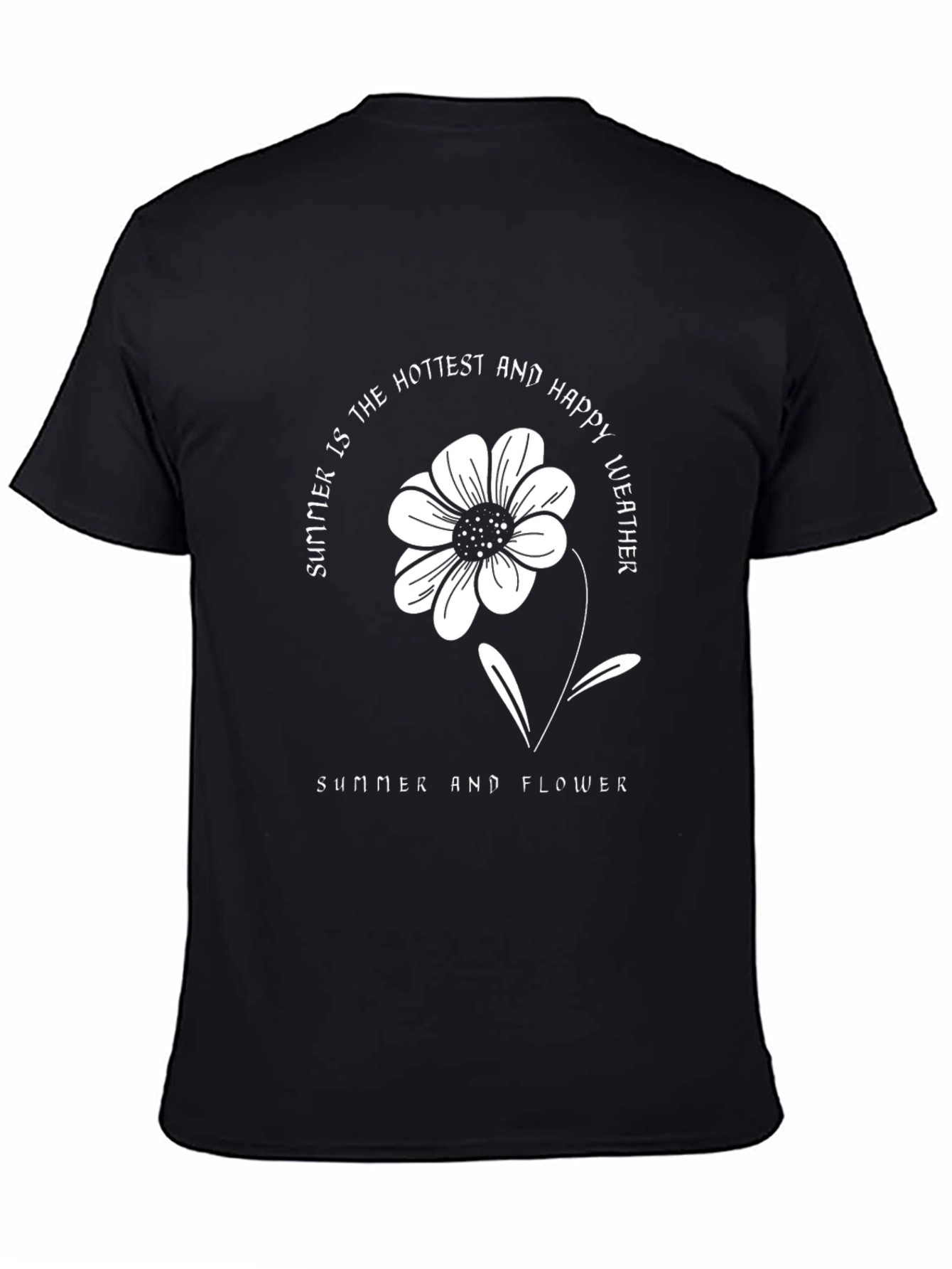 Summer Flower Graphic T-Shirt