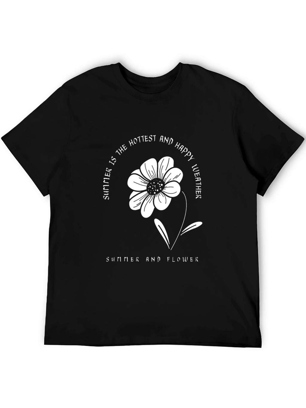 Summer Flower Graphic T-Shirt