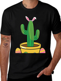 Cactus Easter Bunny T-Shirt