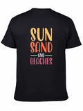 Sun Sand & Beaches Graphic Tee - Summer Vibes