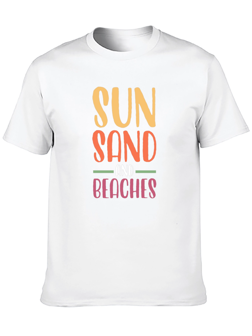 Sun Sand & Beaches Graphic Tee - Summer Vibes