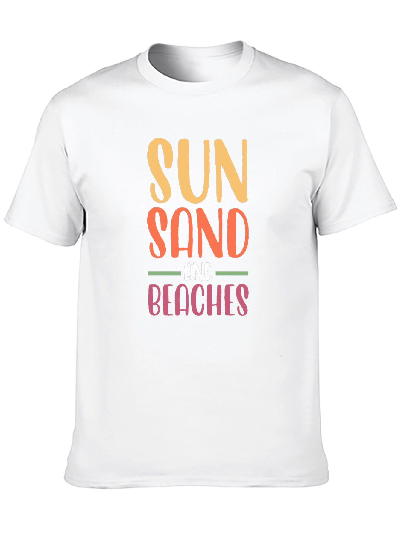 Sun Sand & Beaches Graphic Tee - Summer Vibes