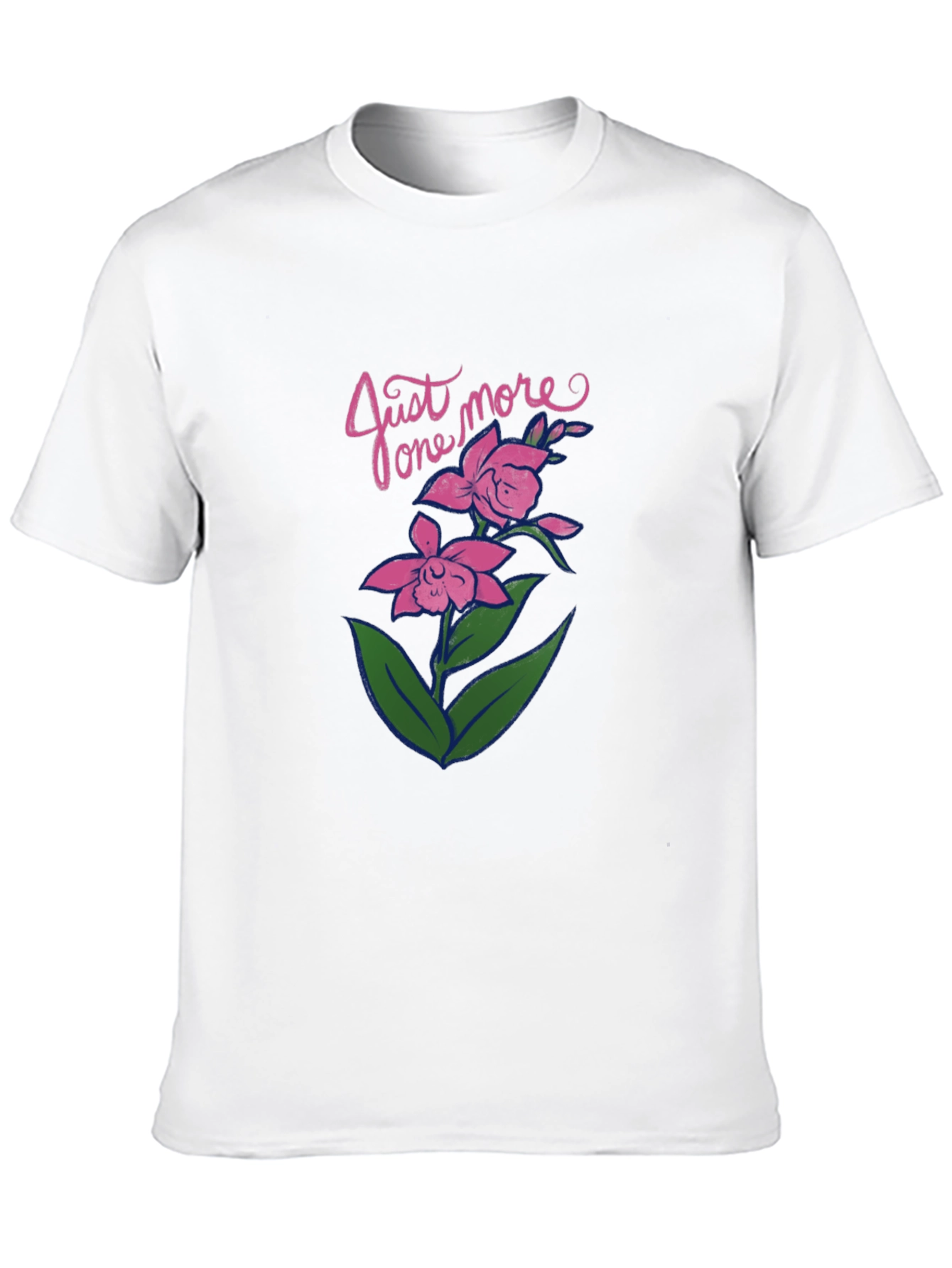 Just One More Flower Graphic Tee