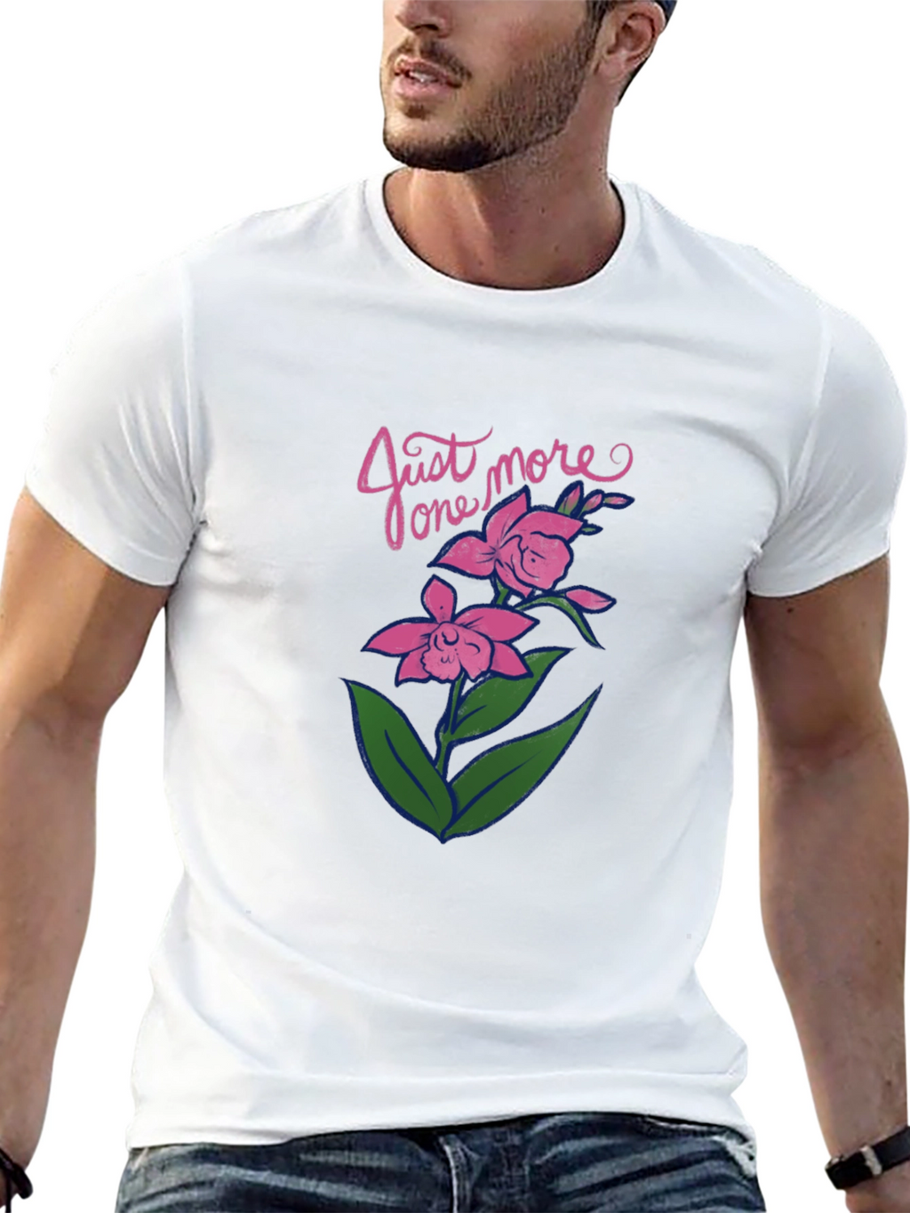 Just One More Flower Graphic Tee