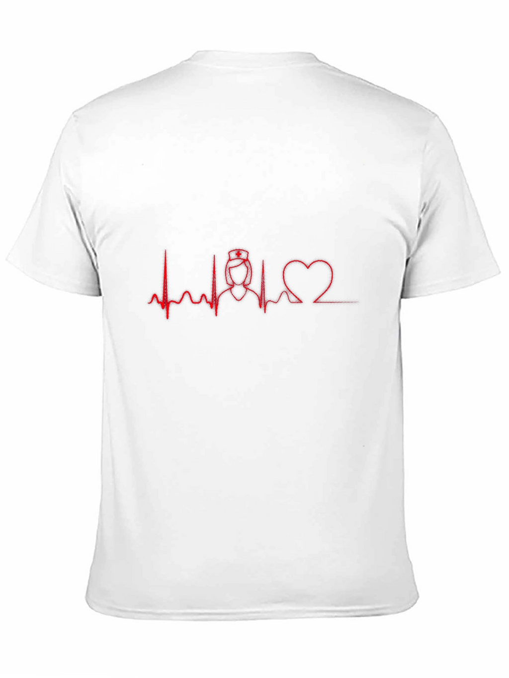 Nurse Heartbeat Graphic Tee - Black