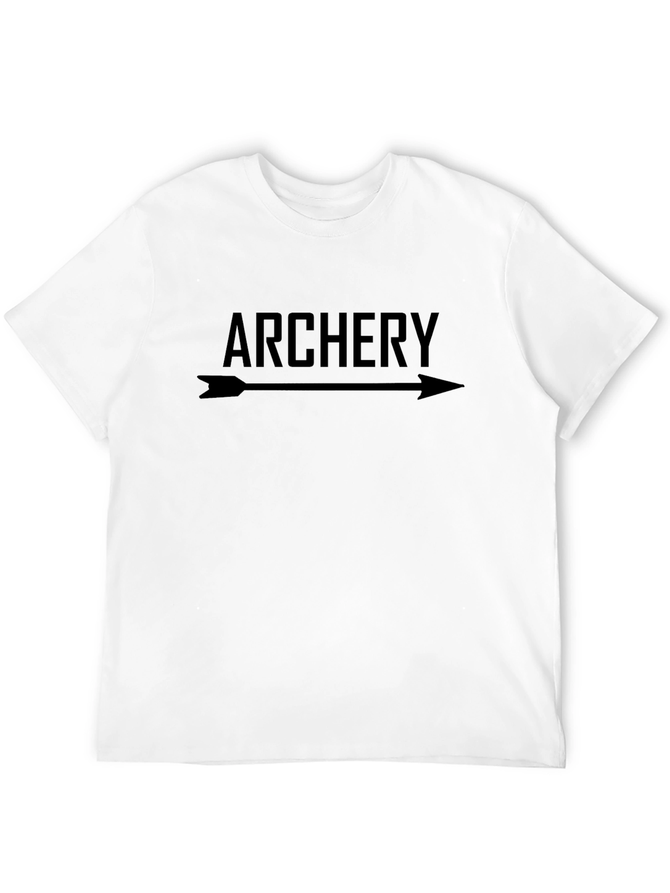 Archery Arrow T-Shirt - Black Cotton Blend