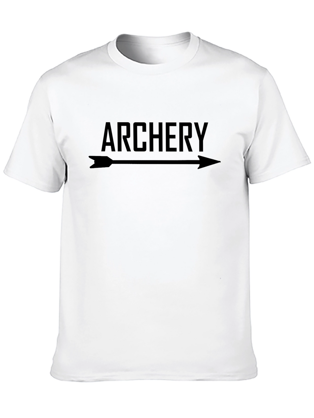 Archery Arrow T-Shirt - Black Cotton Blend