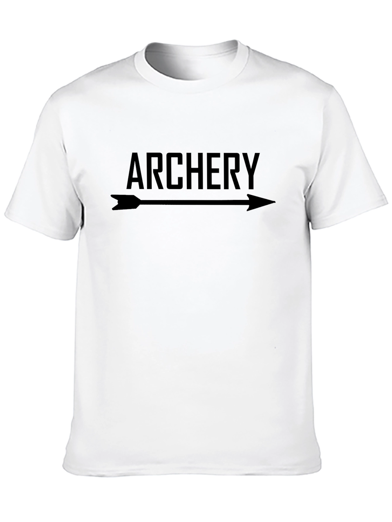 Archery Arrow T-Shirt - Black Cotton Blend