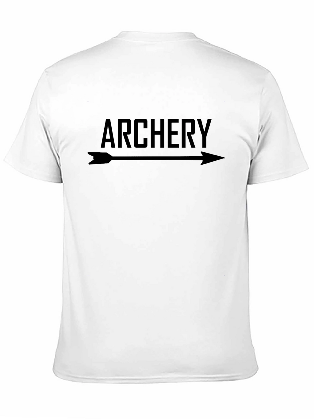 Archery Arrow T-Shirt - Black Cotton Blend