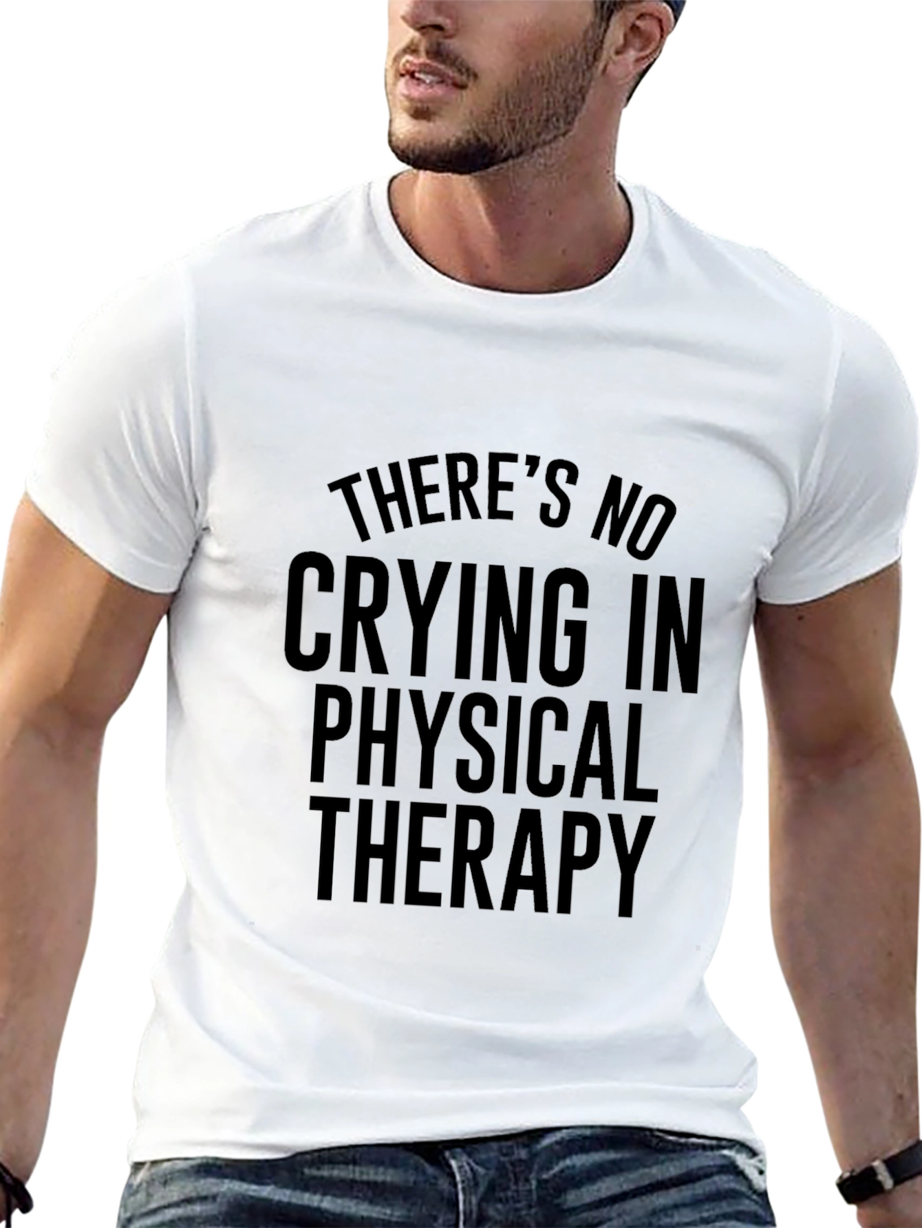 Funny Physical Therapy T-Shirt - No Crying in Therapy