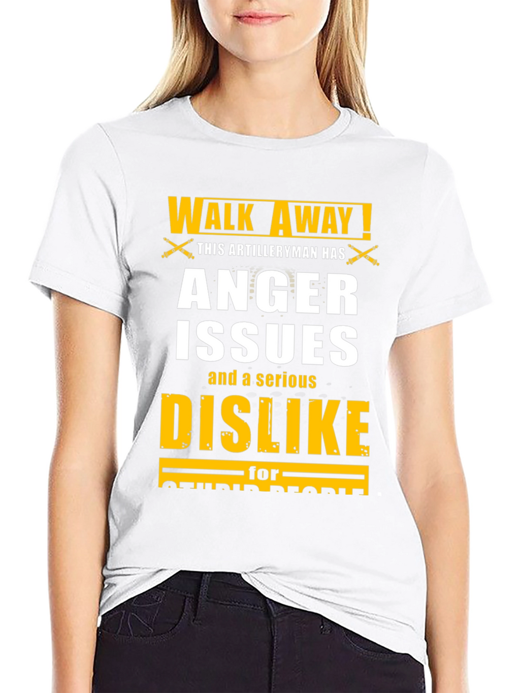 Walk Away Artilleryman Anger Issues T-Shirt