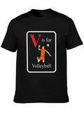 V is for Volleyball T-Shirt