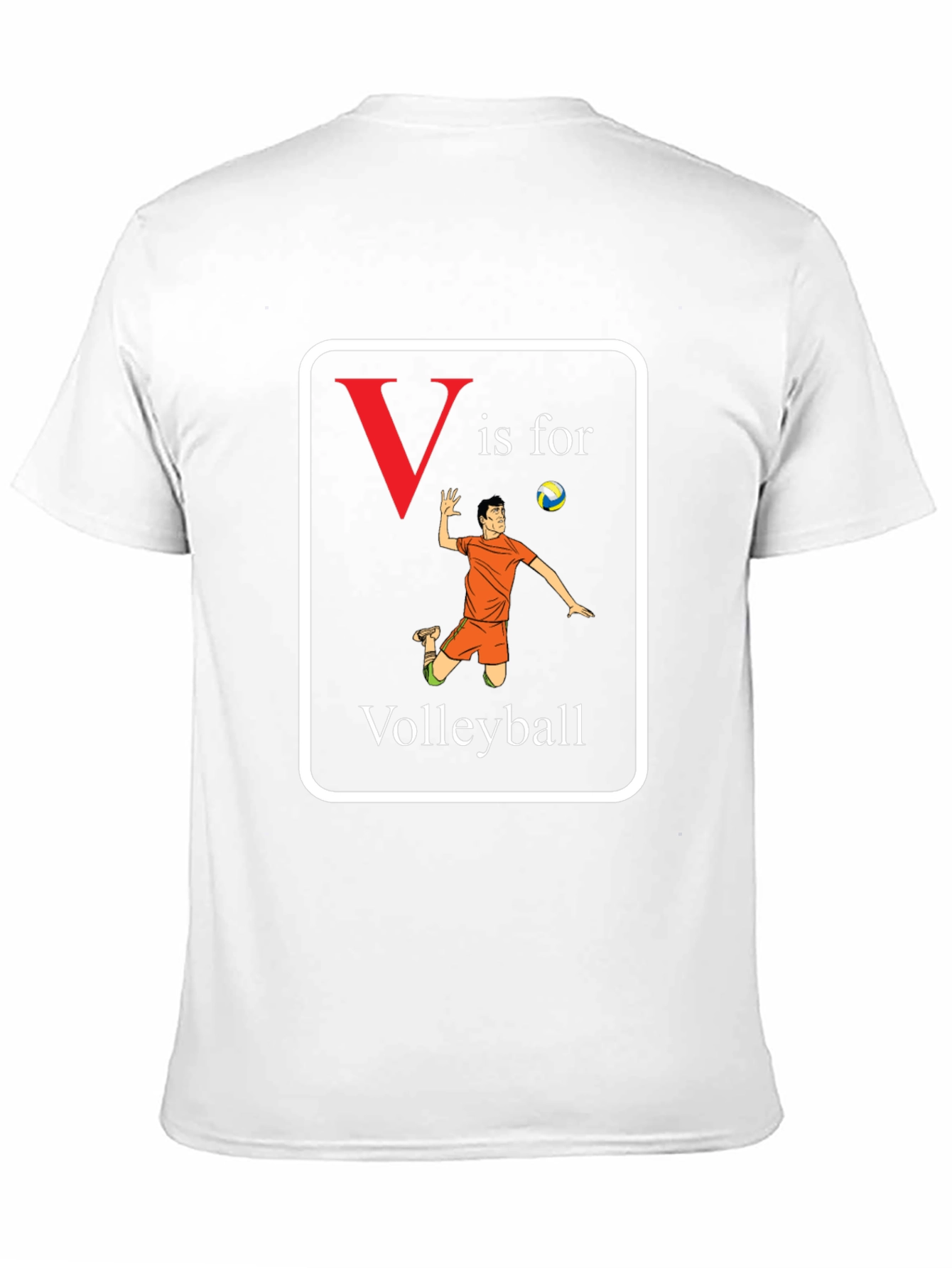 V is for Volleyball T-Shirt