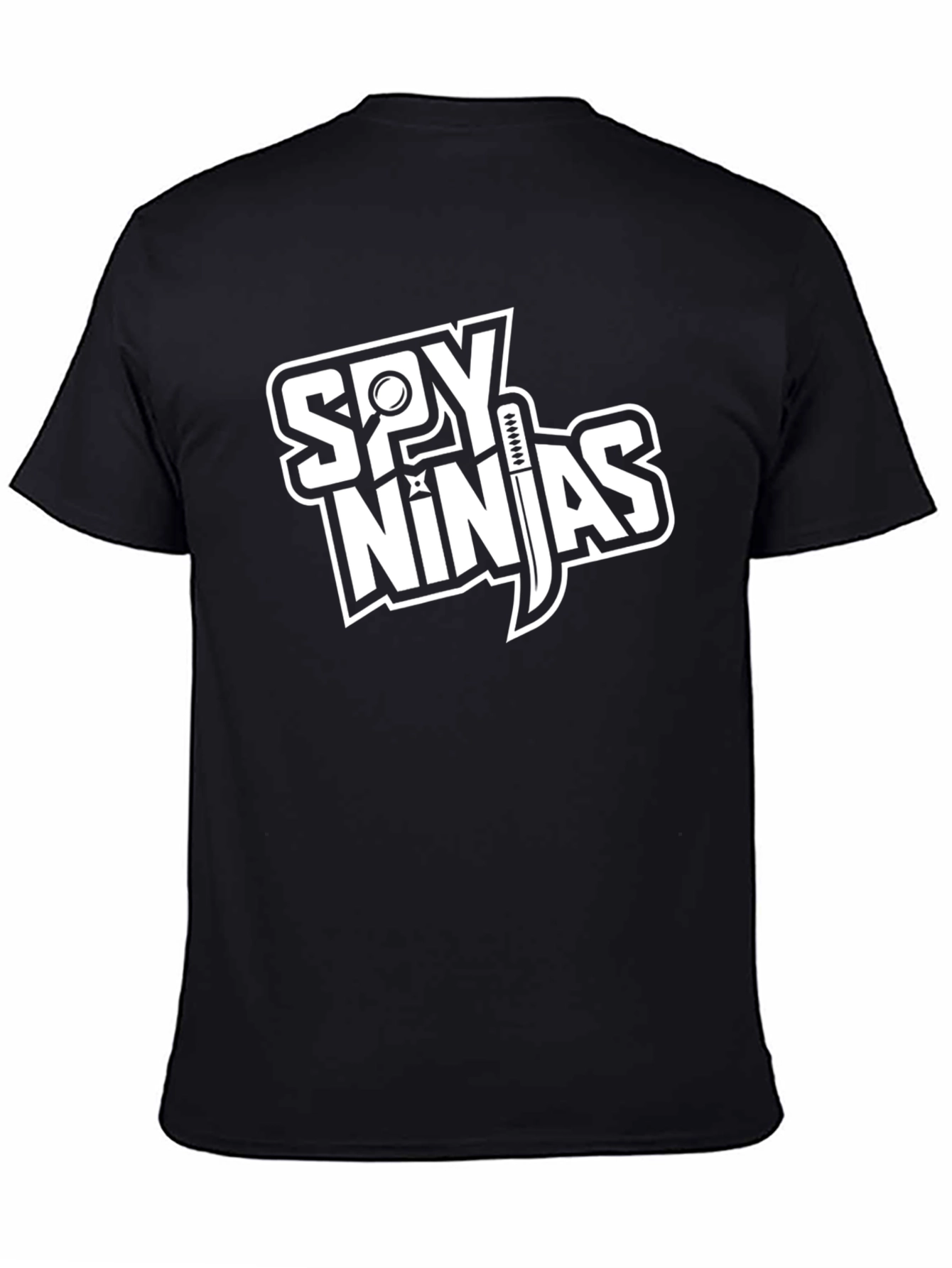 Spy Ninjas Black Graphic T-Shirt - Adult