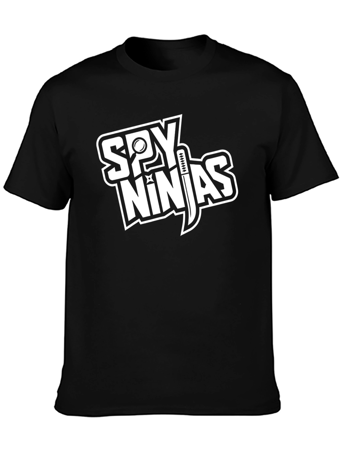 Spy Ninjas Black Graphic T-Shirt - Adult