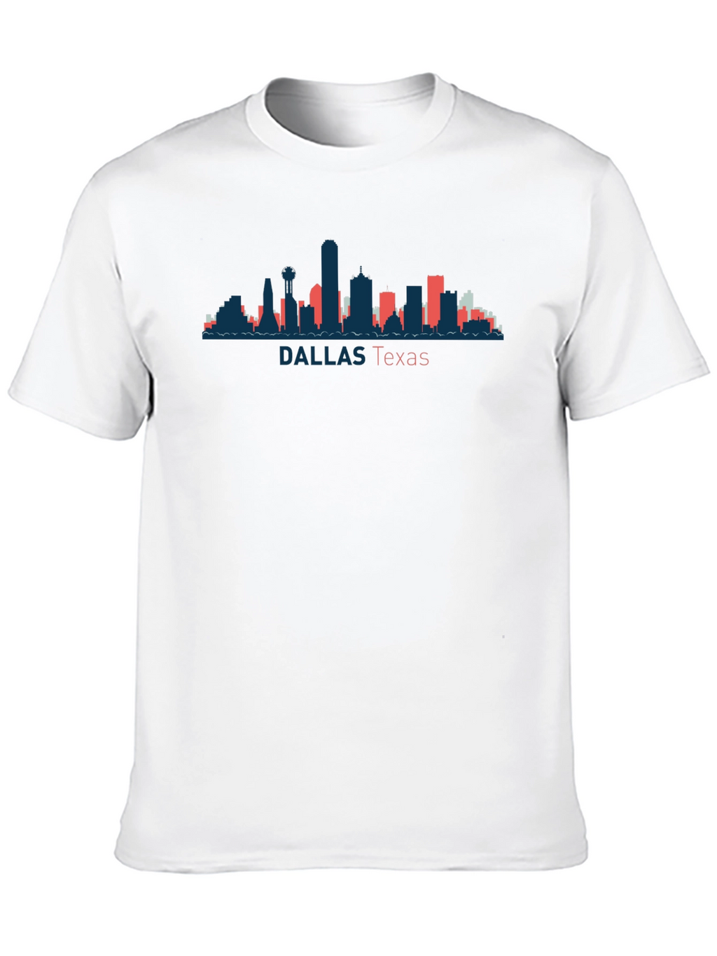 Dallas Texas Skyline Graphic Tee