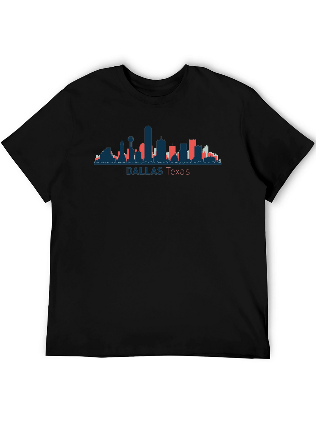Dallas Texas Skyline Graphic Tee