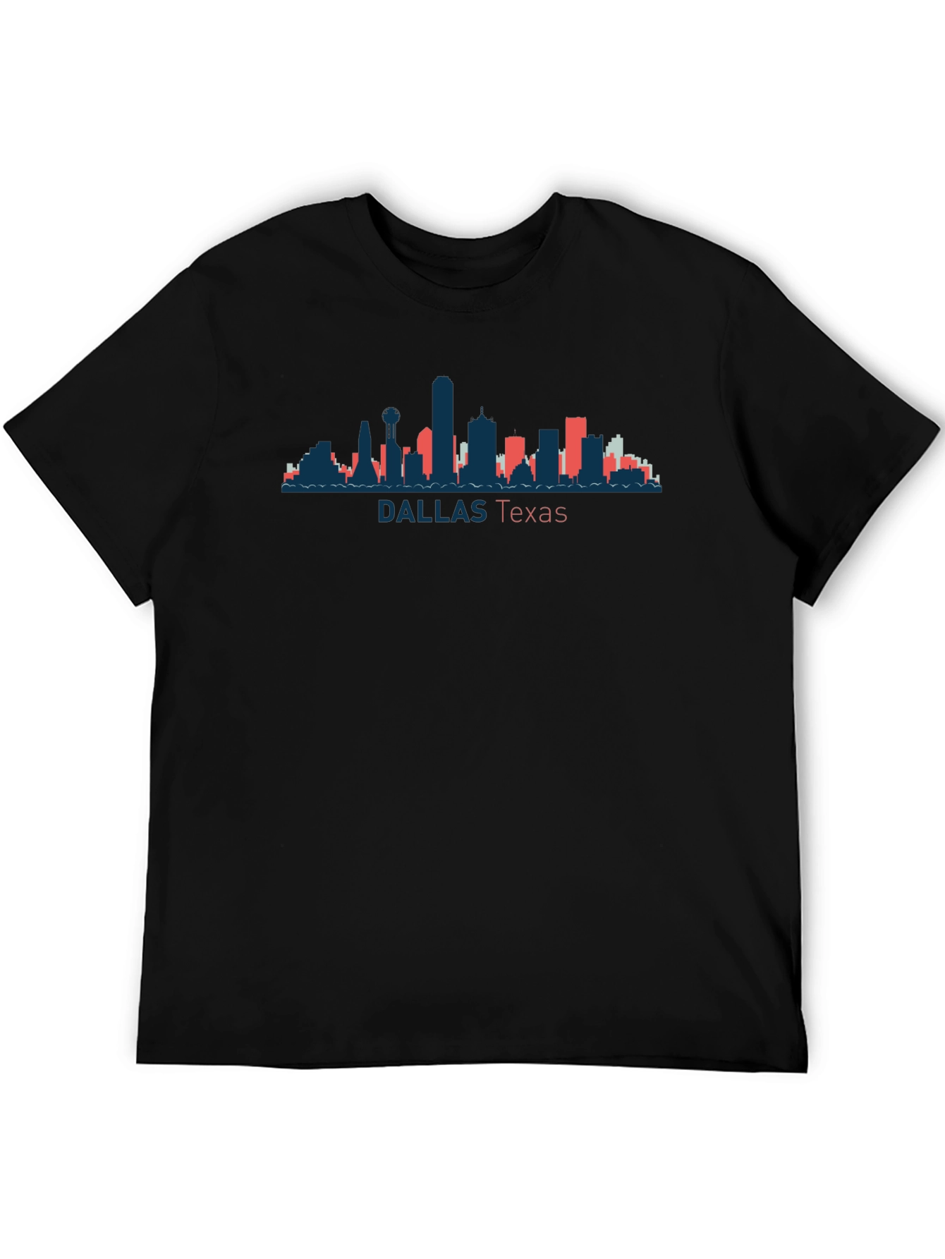 Dallas Texas Skyline Graphic Tee